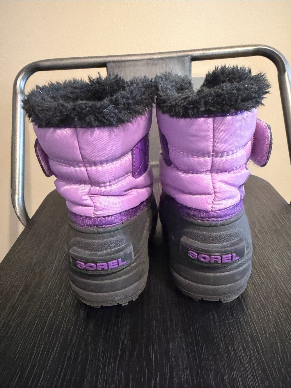 Sorel Snow Commander Toddler Boots Kids Size 4 Purple Gumdrop Winter - Picture 7 of 10